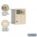 Salsbury Cell Phone Storage Locker - 3 Door High Unit (8 Inch Deep Compartments) - 6 A Doors - Sandstone - Recessed Mounted - Master Keyed Locks  19038-06SRK